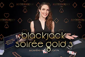 Blackjack Soirée Gold 3 - TURBOBET168